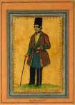 Muhammad Javad Portrait of a man with a Walking-Stick - Hermitage